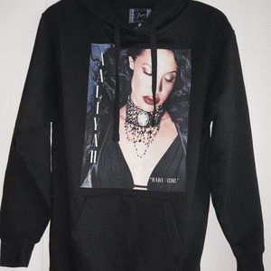 Aaliyah "Baby Girl" by Cross Colours Black Pullove